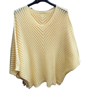 Sweter damski z dekoltem w serek