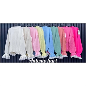 Sweter damski okrągły