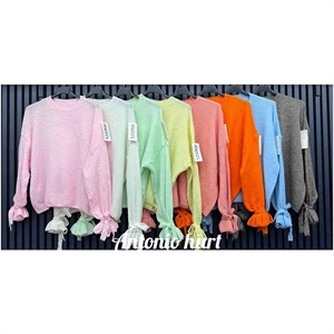 Sweter damski okrągły