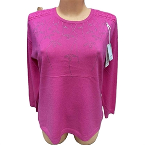 Sweter damski okrągły  L-3XL