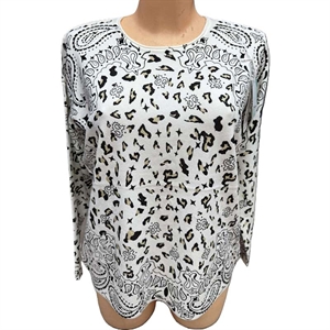 Sweter damski okrągły  L-3XL