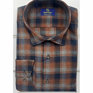 Koszula męska flanelowa krój regular produkt Turecki  L-4XL