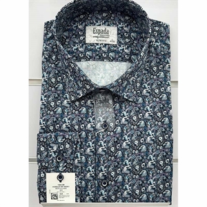 Koszula męska z cyfrowym nadrukiem elastanu produkt Turecki  M-2XL