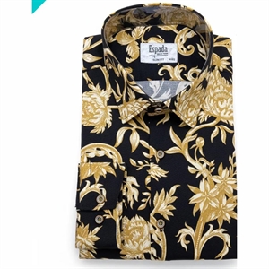 Koszula męska z cyfrowym nadrukiem elastanu produkt Turecki  M-2XL