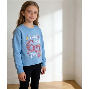 Cienka bluza dziewczęca (4-14) - Produkt Włoski