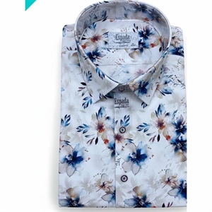 Koszula męska z cyfrowym nadrukiem elastanu produkt Turecki  M-2XL