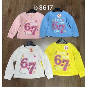 Cienka bluza dziewczęca (4-14) - Produkt Włoski