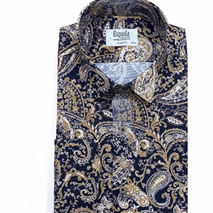 Koszula męska z cyfrowym nadrukiem elastanu produkt Turecki  M-2XL