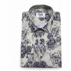 Koszula męska z cyfrowym nadrukiem elastanu produkt Turecki  M-2XL