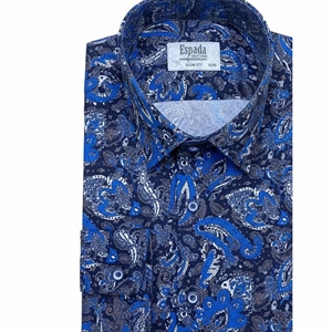 Koszula męska z cyfrowym nadrukiem elastanu produkt Turecki  M-2XL