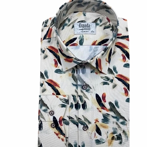 Koszula męska z cyfrowym nadrukiem elastanu produkt Turecki  M-2XL