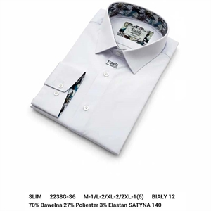 Koszula męska krój slim fit produkt Turecki  M-2XL