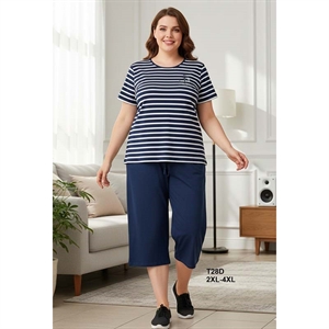 Piżama bawełniana damska  2XL-4XL