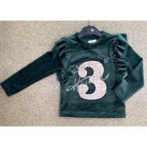 Bluzka welurowa dziewczęca 6-16