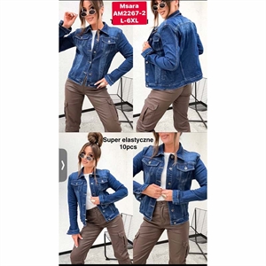 Kurtka jeansowa damska L-6XL