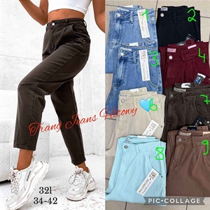 Jeansy damskie  34-42