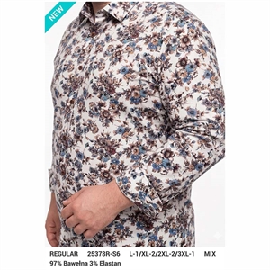 Koszula męska cyfrowy nadruk krój regular fit produkt Turecki  L-3XL