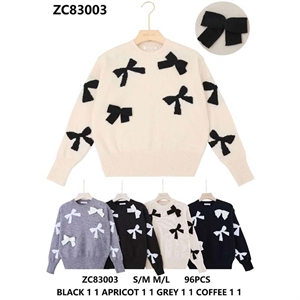 Sweter damski okrągły  S/M-M/L