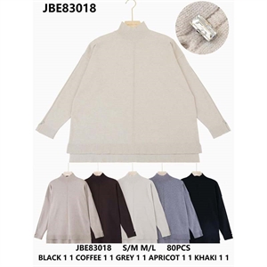 Sweter damski z półgolfem  S/M-M/L