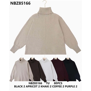 Sweter damski z golfem