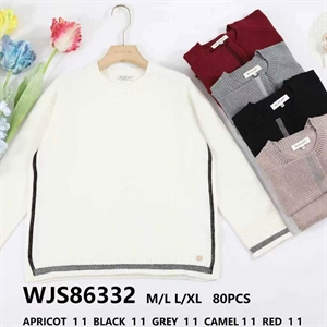 Sweter damski okrągły  M/L-L/XL