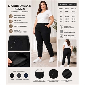 Spodnie damskie  2XL-6XL