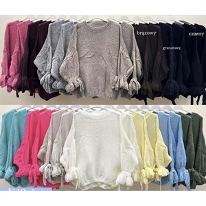 Sweter damski okrągły