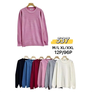 Sweter damski okrągły  M/L-XL/2XL