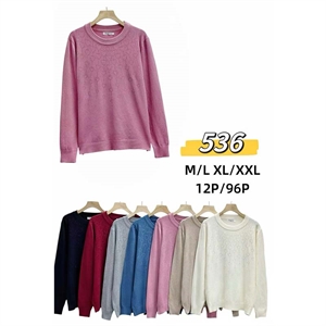 Sweter damski okrągły  M/L-XL/2XL