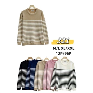 Sweter damski okrągły  M/L-XL/2XL