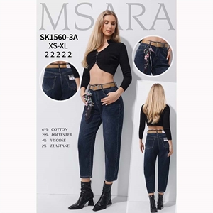 Jeansy damskie Msara  XS-XL