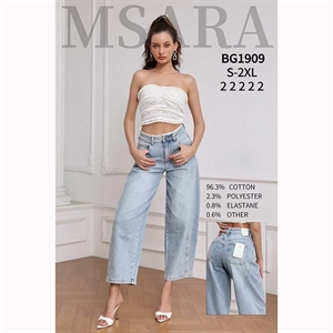 Jeansy damskie Msara  S-2XL