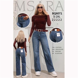 Jeansy damskie Msara  S-2XL