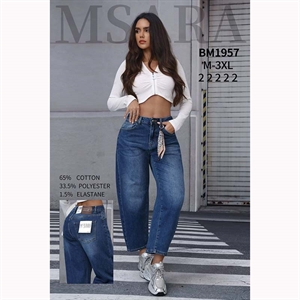 Jeansy damskie Msara  M-3XL