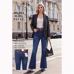 Jeansy dzwony damskie Msara  M-3XL