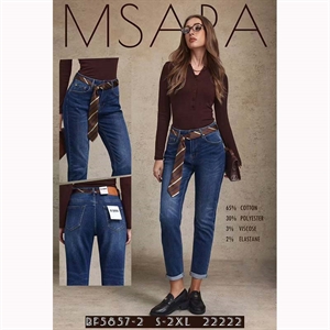 Jeansy damskie Msara  S-2XL