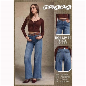 Jeansy damskie Msara  S-2XL