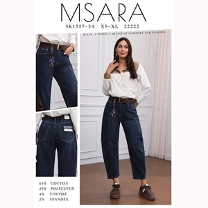 Jeansy damskie Msara  XS-XL