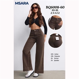 Jeansy szerokie nogawki Msara  XS-XL
