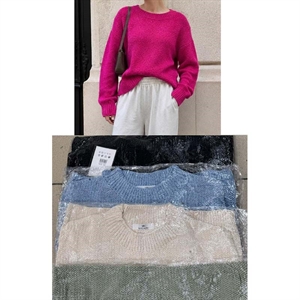 Sweter damski okrągły