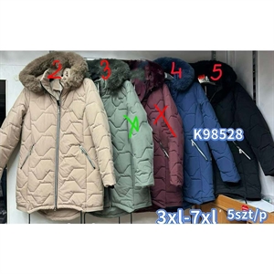 Kurtka zimowa damska Big Size  3XL-7XL