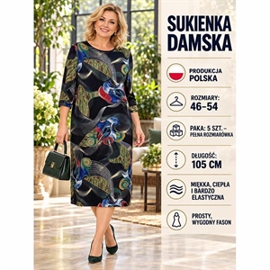 Sukienka damska produkt Polski  46-54
