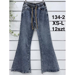 Jeansy dzwony damskie  XS-L
