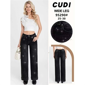 Jeansy z cekinami  25-30