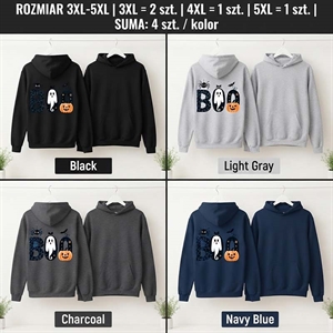 Bluza damska kangurka Big Size  3XL-5XL