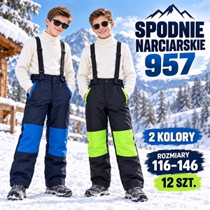 Spodnie ocieplane  116-146cm