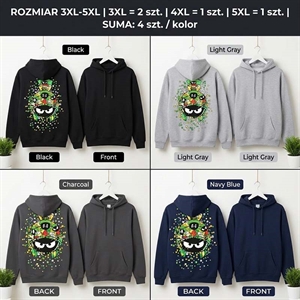 Bluza męska kangurka Big Size  3XL-5XL