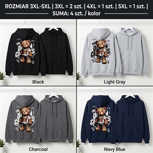 Bluza męska kangurka Big Size  3XL-5XL
