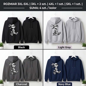 Bluza męska kangurka Big Size  3XL-5XL