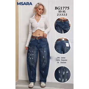 Jeansy damskie Msara  XS-XL